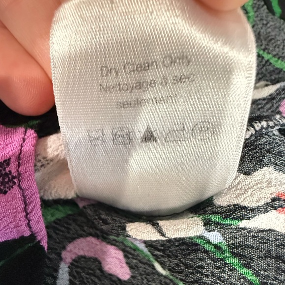 Veronica Beard Cecilia Black Floral Midi Shirt‎ Dress Chic Sophisticated Size 4 - Picture 10 of 10